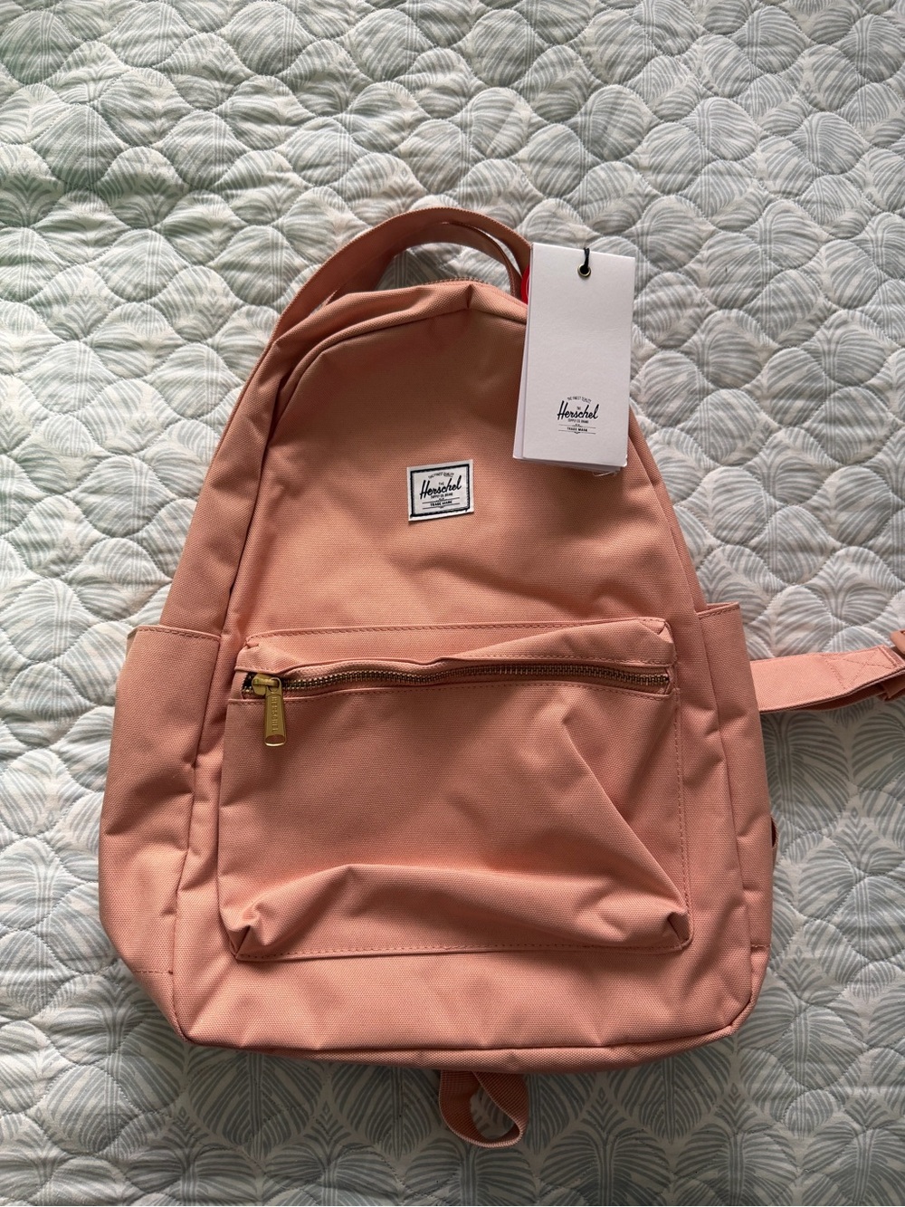 Herschel Supply Company Blush Pink Backpack with Gold Hardware